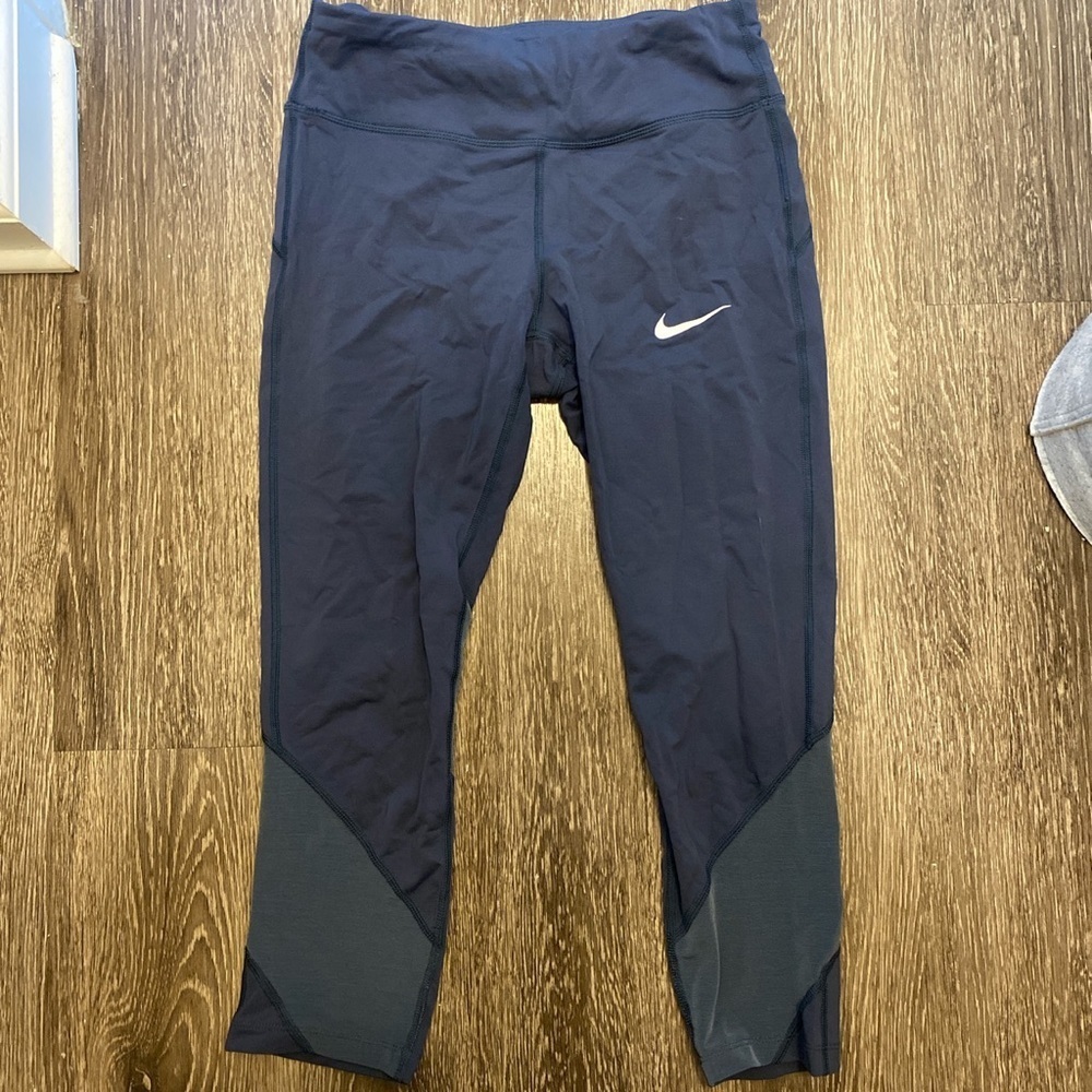 Nike x soulcycle navy blue cropped leggings - Picture 2 of 4